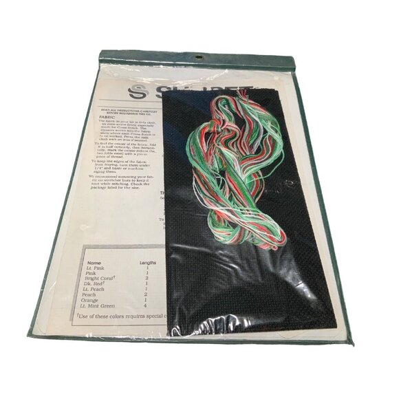 Sunset Counted Cross Stitch Kit "A Single Rose" 16"x20" Frame Size Sealed Comple - Picture 2 of 2